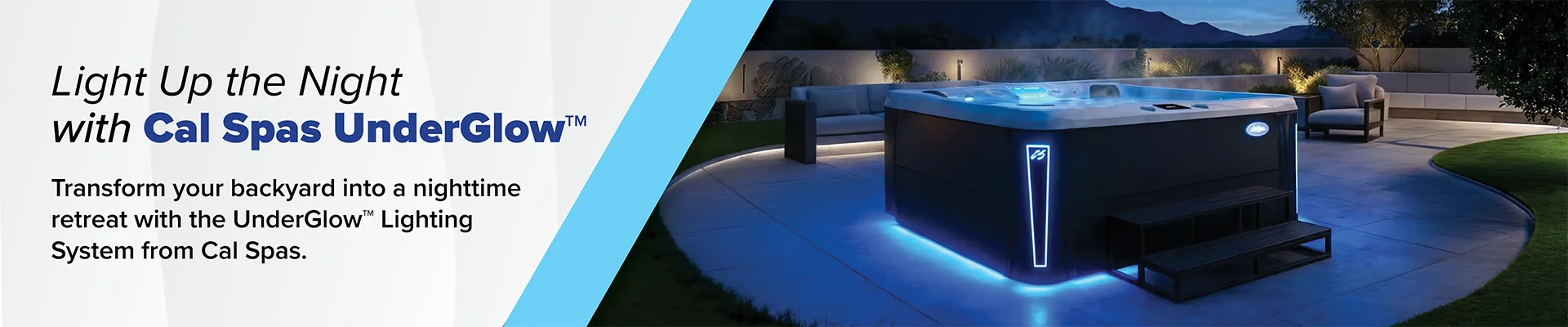 Calspas hot tub being used in a family setting - Albany